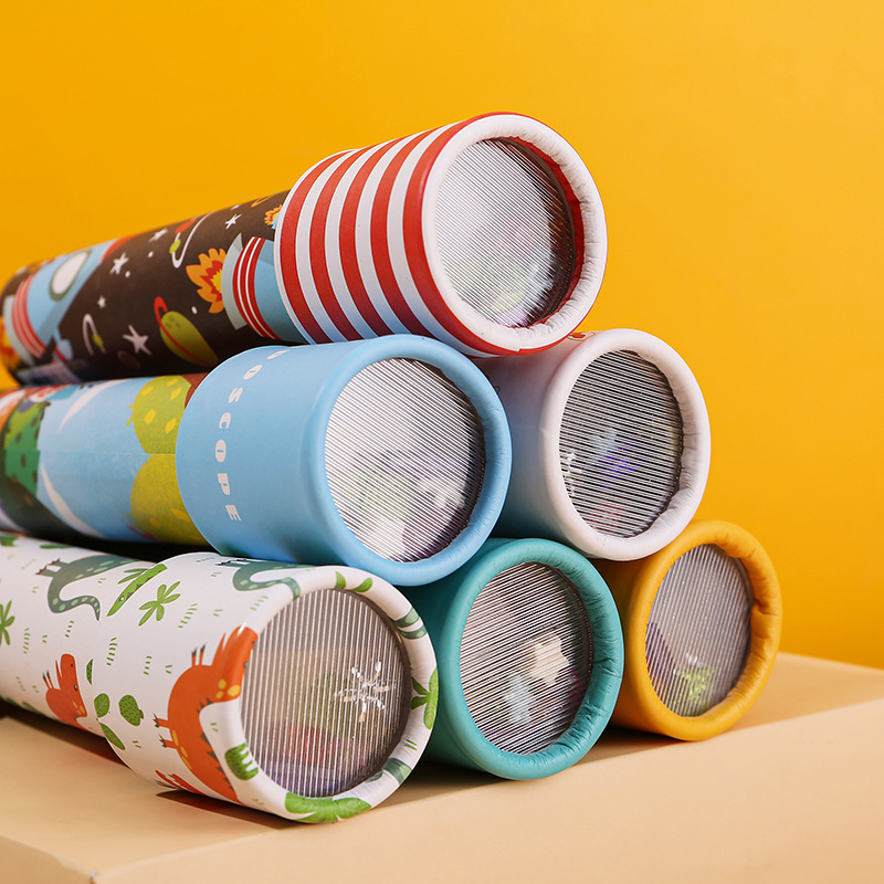 Cross-mirror children's educational science and education toys magic variety cartoon rotating kaleidoscope DIY gift crafts toys