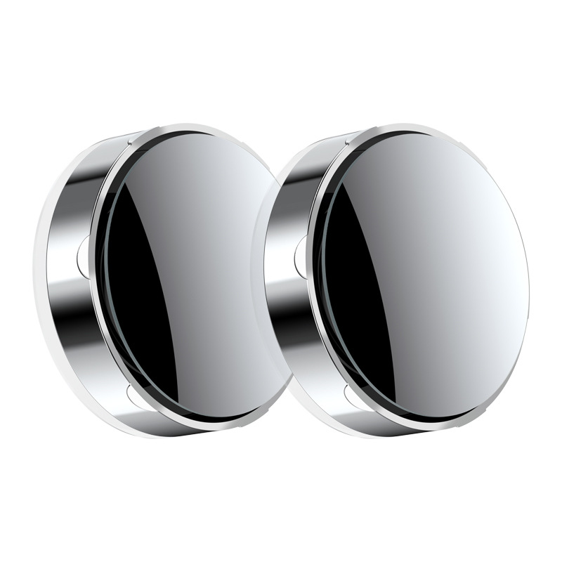 Reversing Small Round Mirror, Rearview Mirror, Car Artifact, Blind Spot Auxiliary Mirror, Reflector, 360-Degree Suction Cup, Ultra-Clear Wide-Angle Mirror