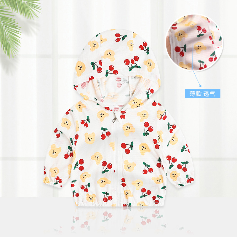 Одежда для девочек с защитой от солнца, легкая, дышащая, летняя, супер-зарубежный стиль