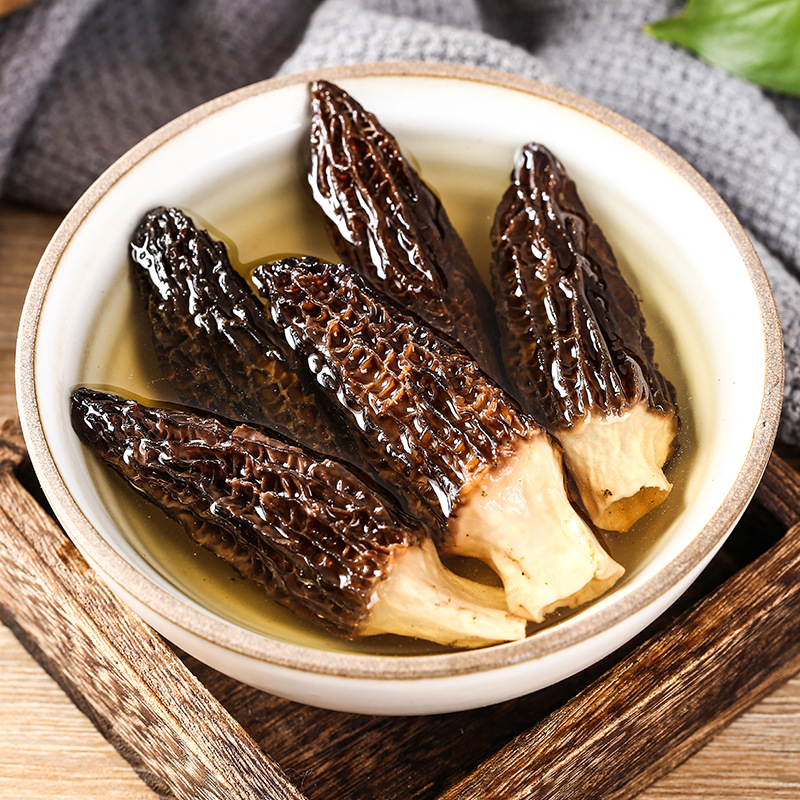 New Yunnan Specialty First-Crop Morels Selected 20g Dry Goods Gram Bagged Source Manufacturer Wholesale Free Shipping