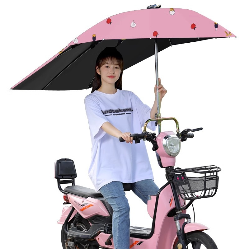 Electric battery car canopy sunscreen rain umbrella motorcycle thickened sunshade canopy new small wholesale