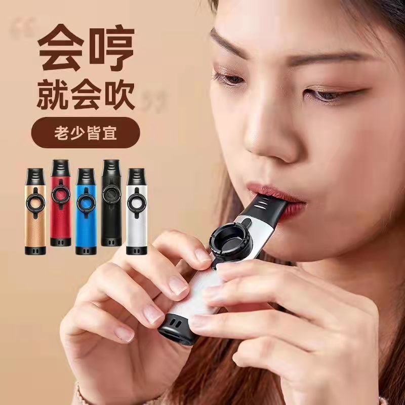 Metal Kazoo Professional Performance Kazoo Does Not Require Learning Niche Guitar Ukulele Accompaniment for Beginners
