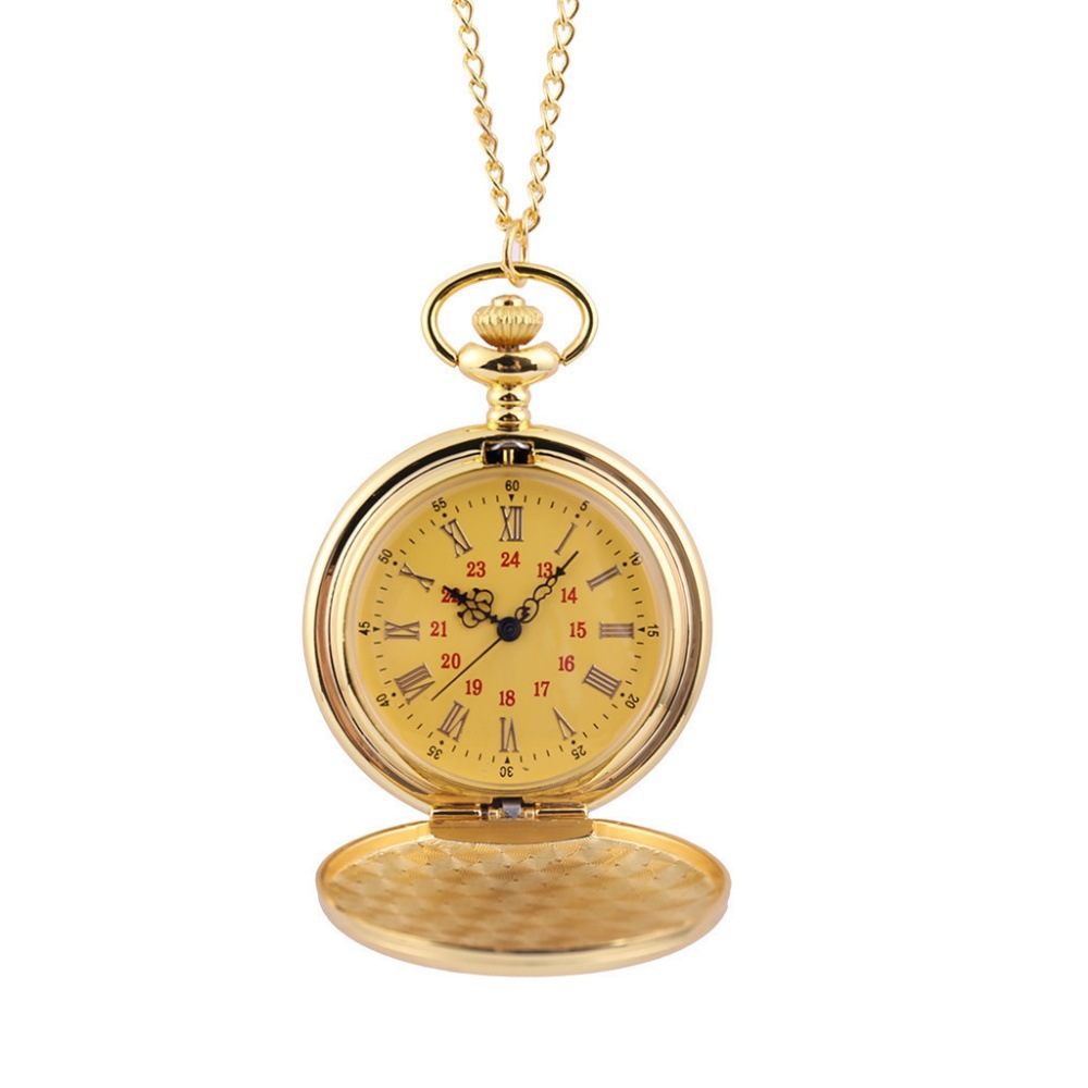 Delta Force Saiyed Pocket Watch Game Peripheral Gift Necklace Watch Polished Retro Gold Large Pocket Watch