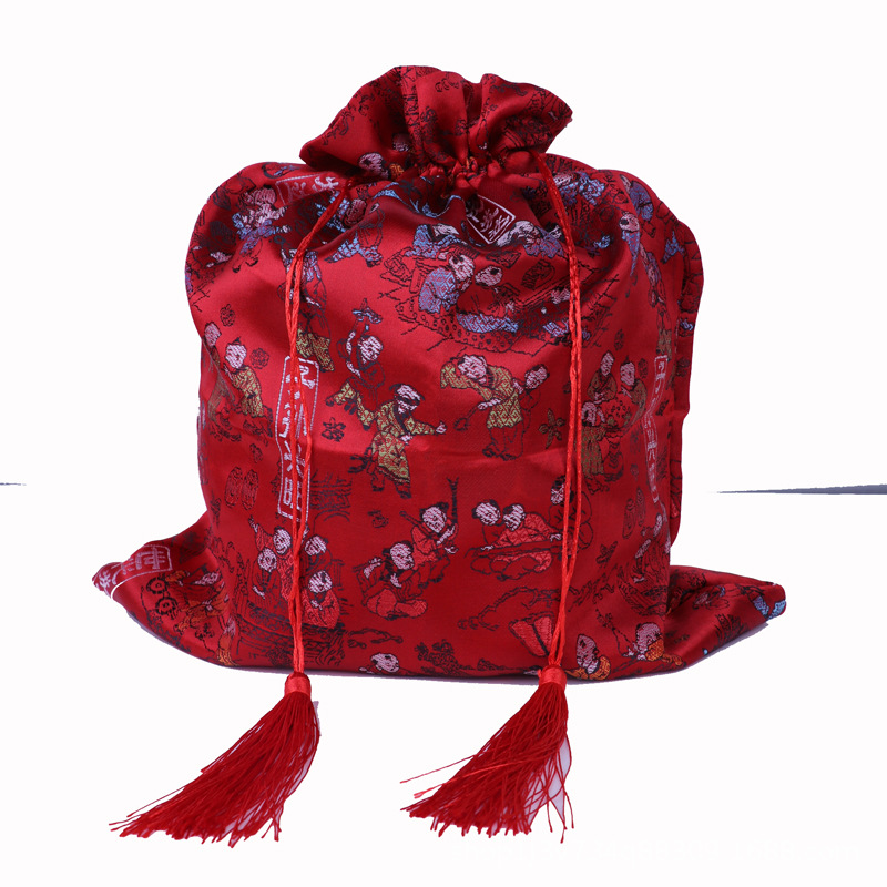 Zichun Bag, Wedding Bucket Bag, Sun Bandai Bride's Handbag, First Generation, Red Dates, Peanuts, Longan and Lotus Seeds