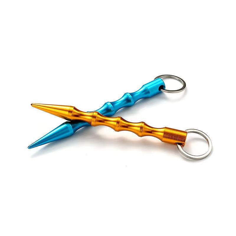 Women's Self-defense Wolf-proof Stick Pen-shaped Cool Stick Portable with Key Chain Outdoor Multifunctional Self-defense Ship-breaking Tactical Pen