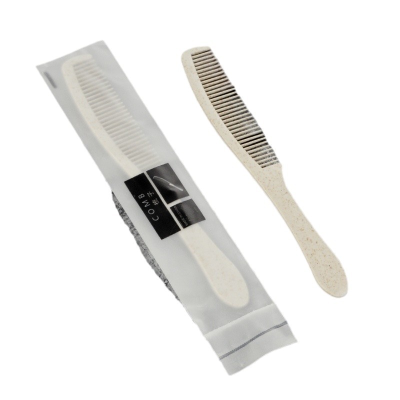 High-end hotel hotel disposable comb homestay wash hair comb wholesale five-star hotel long banana comb