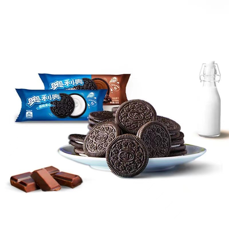Oreo sandwich biscuits 48.5g */package original chocolate flavor leisure food sharing snack supermarket wholesale