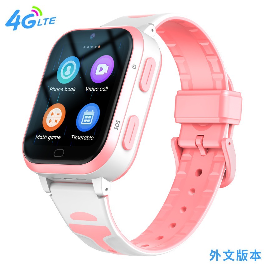 Зарубежная версия 4g Детские телефонные часы Поддержка Азиатского, Европейского, Североамериканского и Южноамериканского регионов Версия A73E