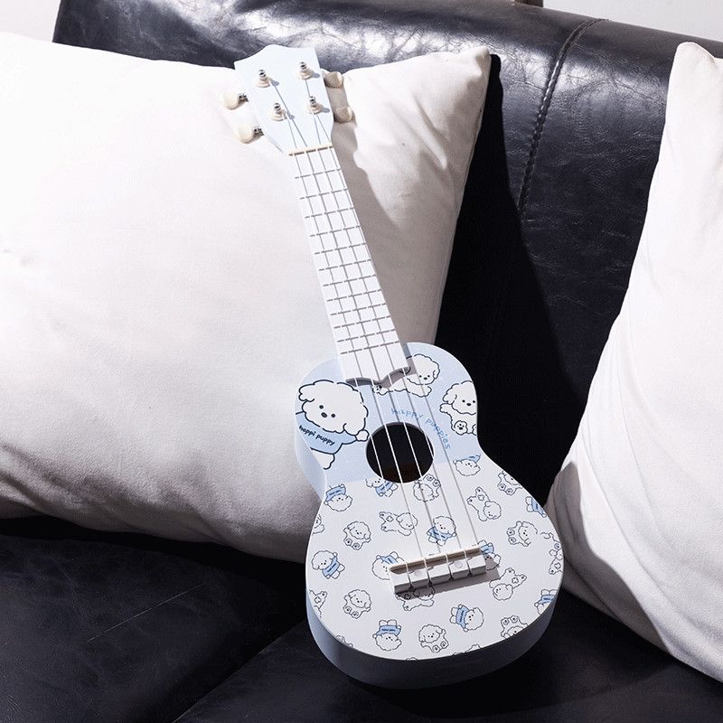 Ukulele Cute Ins Style Line Puppy High-Looking Entry-Level Musical Instrument Male and Female Students Adult Small Guitar