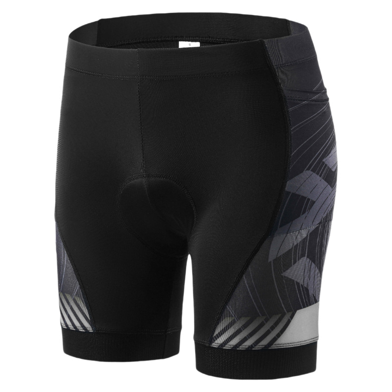 Кросс-бордерные велосипедные шорты с силиконовой подушкой из поролона, высокой эластичностью, быстросохнущие, дышащие, для горного и дорожного велосипеда, мужские и женские