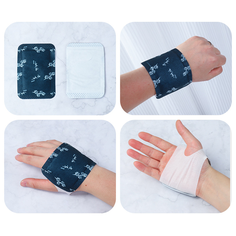 Hand Warmer Heating Patch Steam Hot Compress Patch Wrist Warmer Patch Disposable Self-Heating Warm Baby Hot Compress Wrist Strap