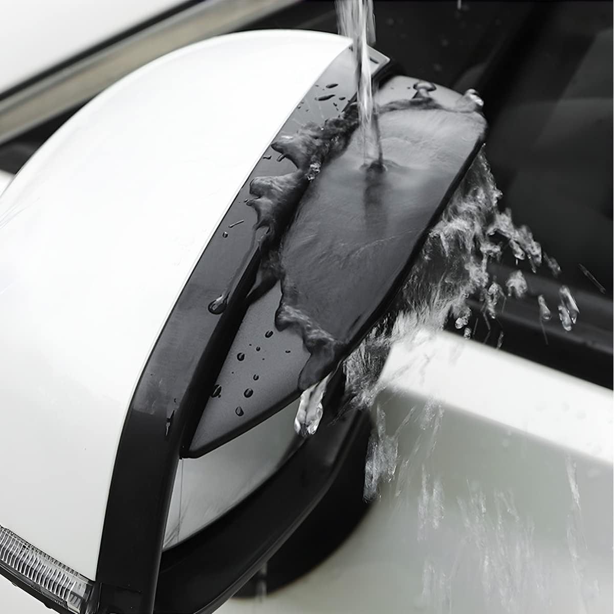 Amazon Carbon Fiber Car Rearview Mirror Car Rain Eyebrow Rainproof Eyebrow Reversing Mirror Rain Shield