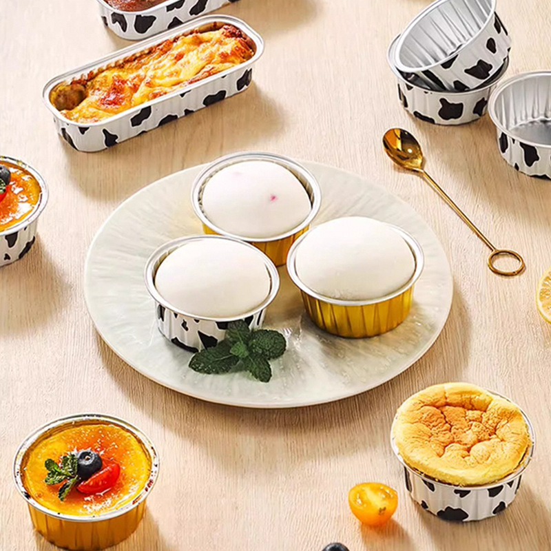 Wholesale Aluminum Foil Bowls for Air Fryers, Household Oven Aluminum Foil Baking Cups for Egg Tarts and Oysters