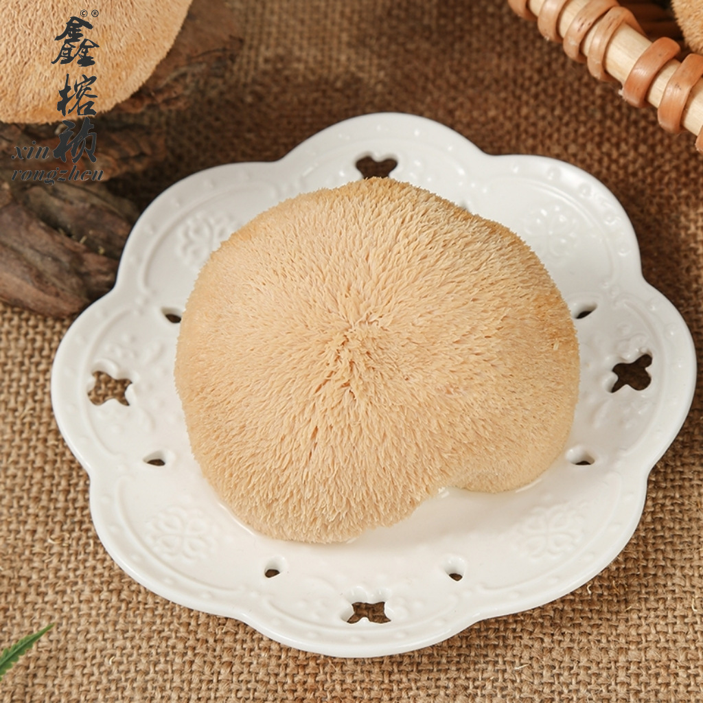 Cross-Border Gutian Edible Fungi Dried Hericium Erinaceus 4-8cm Hericium Erinaceus Medium Capsuless Without Roots Source Factory Batch