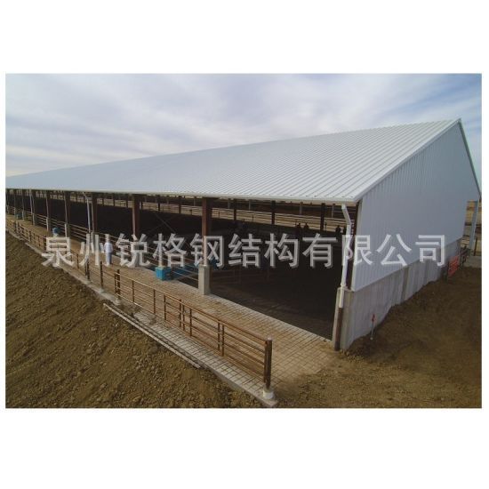 Steel Structure pig coop cattle coop horse farm horse shed farm ranch prefabricated building installation