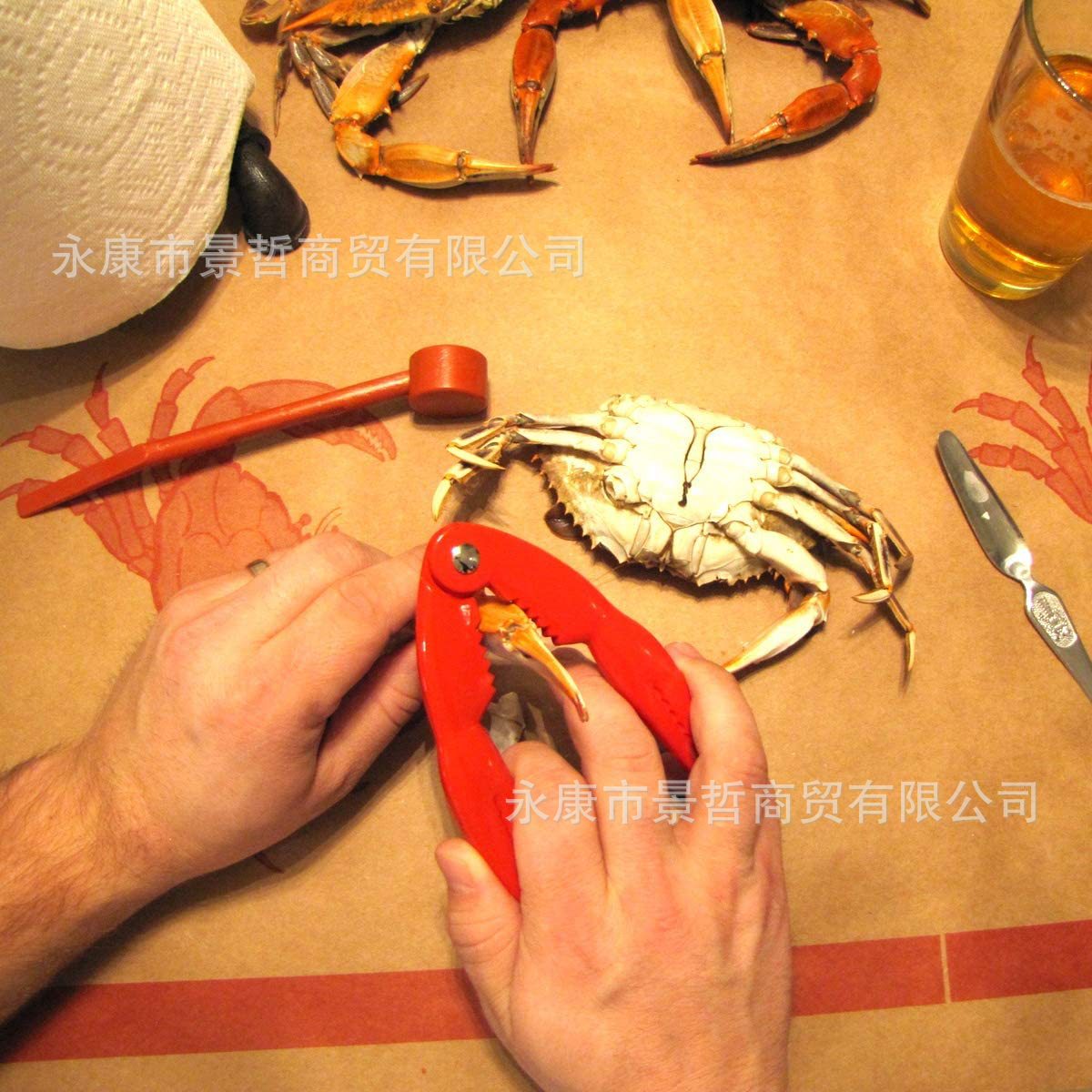 Multifunctional Shelling Nut Clip Stainless Steel Crab Claw Crab Needle Household Walnut Tongs Crab Eating Seafood Tools