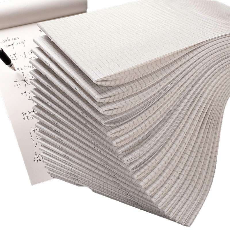 Mixed Batch [Draft Paper] Series, Stapled 16K, Bound B5 Draft Paper, Draft Notebook, Thickened Notebook for Calculations