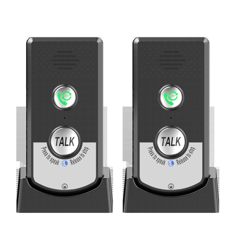 Беспроводной двусторонний пейджер, голосовой интерком, дверной звонок, две установленные внутренние единицы