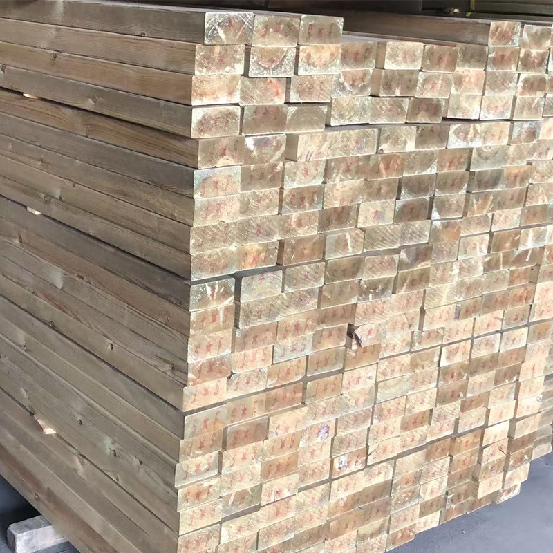 Factory anticorrosive wood wholesale outdoor anticorrosive wood board Garden anticorrosive wood Russian Pinus sylvestris anticorrosive wood Indoor