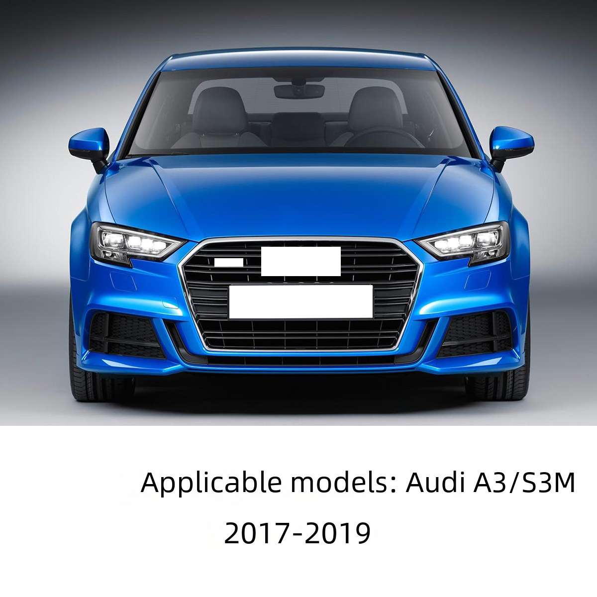 Suitable for 17-19 Audi A3S3 Fog Light Frame m Honeycomb Lower Grille 8V3807681Ab Wholesale