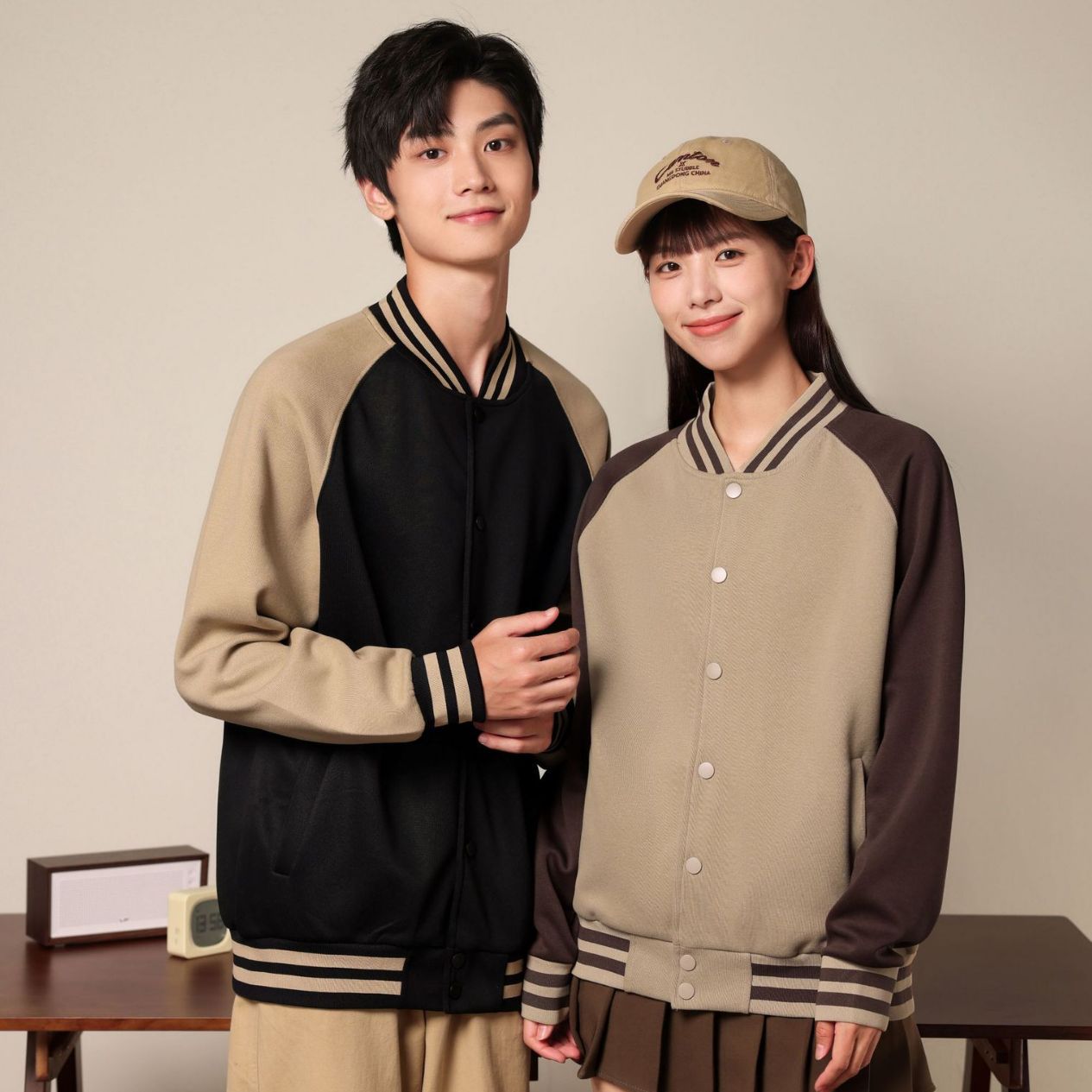 Американская спортивная куртка бейсбольной формы с цветными блоками, индивидуальный логотип, свободная рабочая куртка, форма для классов 2801