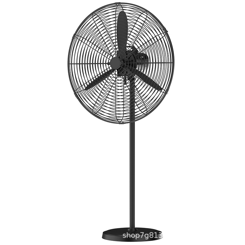 Industrial electric fan, large air volume, powerful floor fan, high power shaking head, in addition to formaldehyde, factory wall hanging horn fan