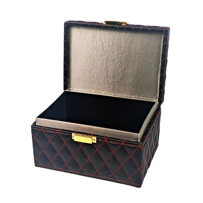 Rfid Signal Electromagnetic Shielding Box Car Key Shielding Storage Box Anti-Theft Anti-Cps Positioning Anti-Counterfeiting Code Leather Box