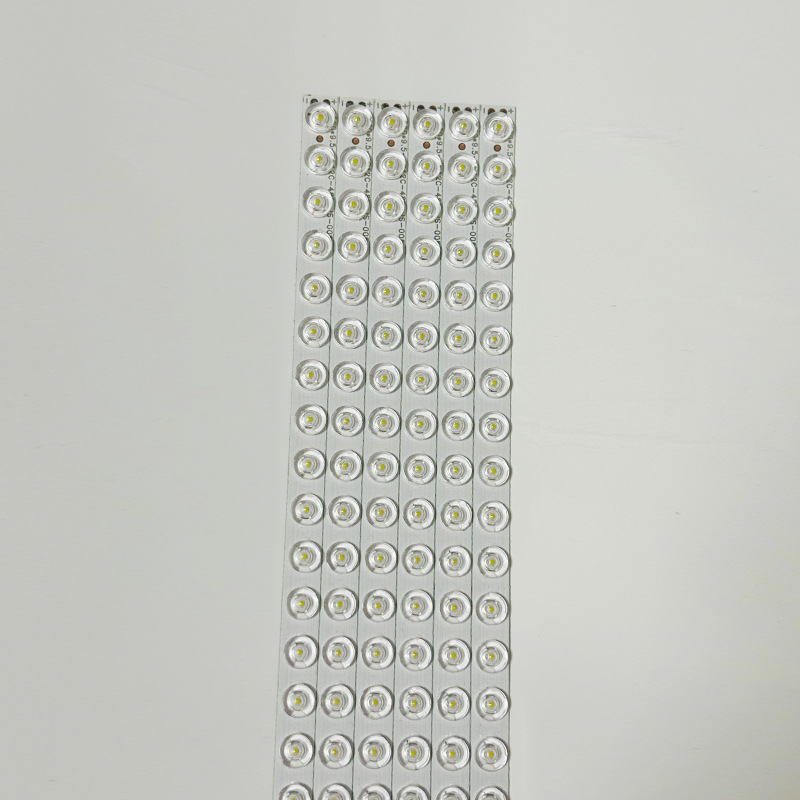 Long Strip 2835 Smd Led Aluminum Substrate Manufacturer Ceiling Lamp Flat Lamp Hard Light Strip Circuit Board Customization
