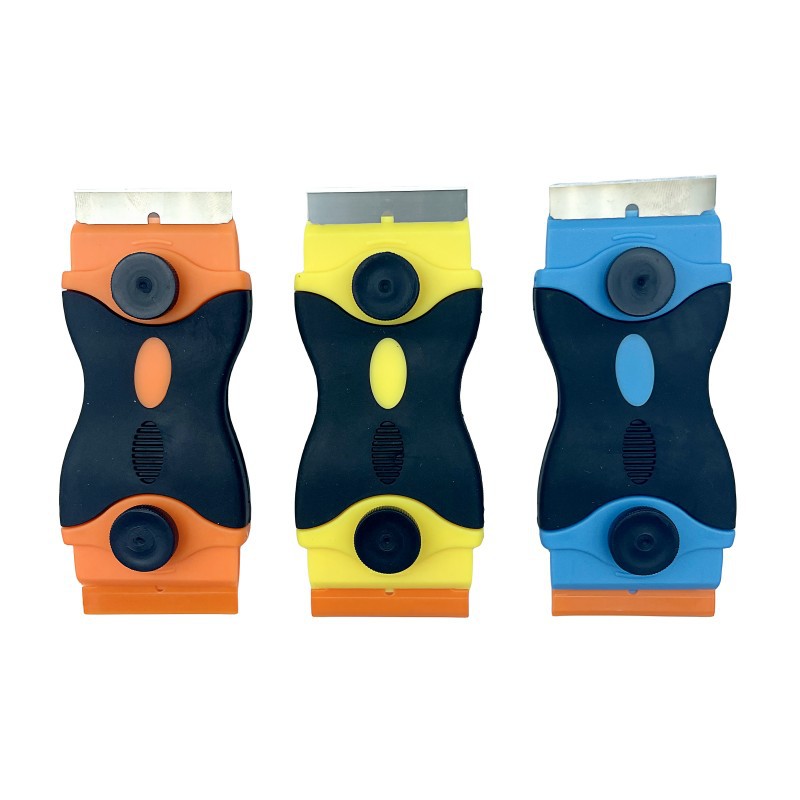 Amazon cross-border hot sale blade multifunctional cleaning scraper double-headed glue removal small blade car film tool
