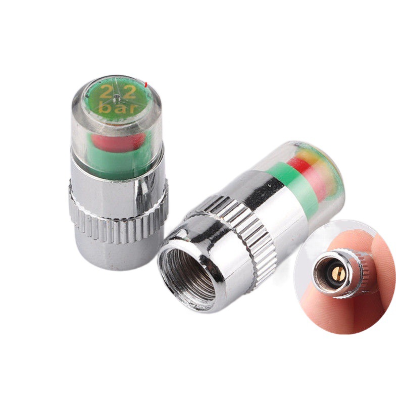 New car wheel tire pressure cap detection cap monitoring cap tire pressure detector tire pressure cap visual tire pressure warning device