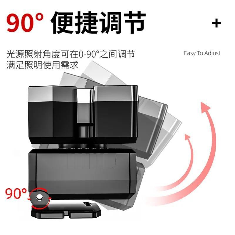 Cross-Border Led Strong Light Headlight USB Charging Five-Head Aircraft Light Outdoor Head-Mounted Miner's Lamp High Lumen Night Fishing Light