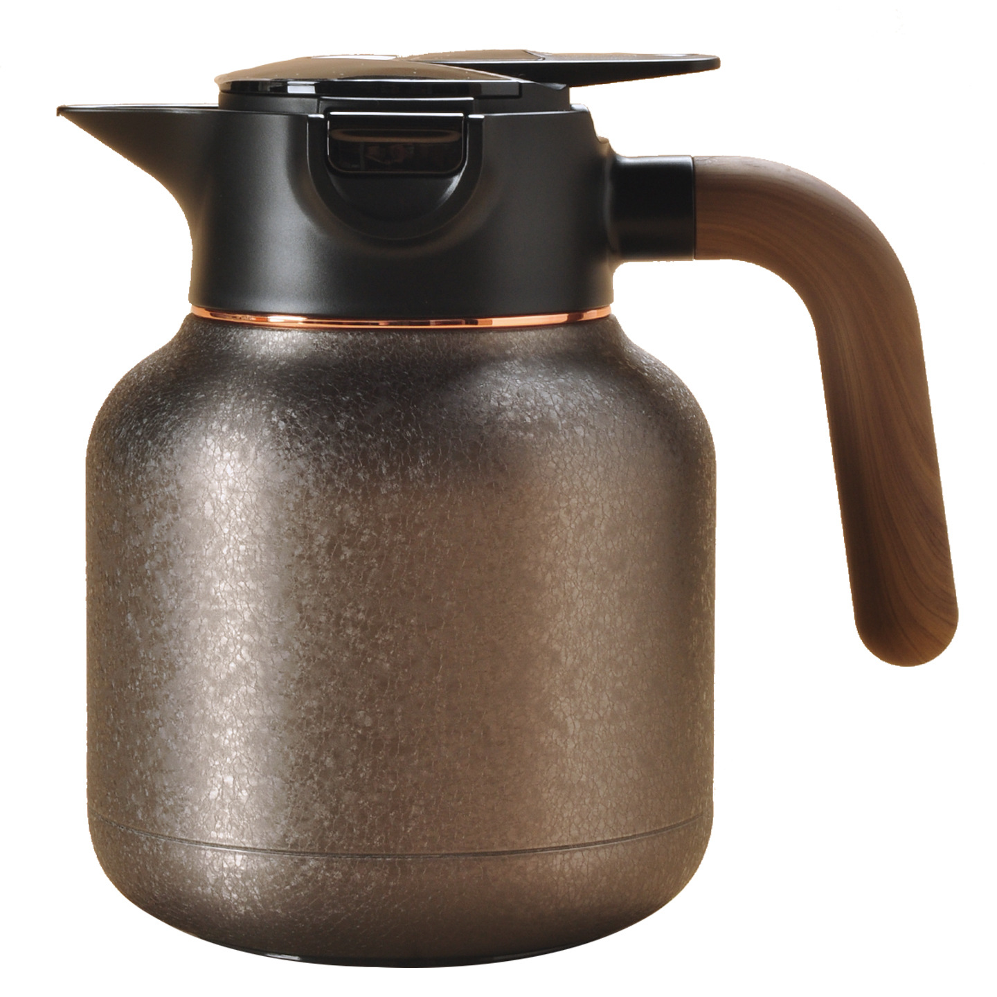 Pure Titanium Tea Infuser Pot with Temperature Display, Large Capacity Insulated Tea Brewing Pot