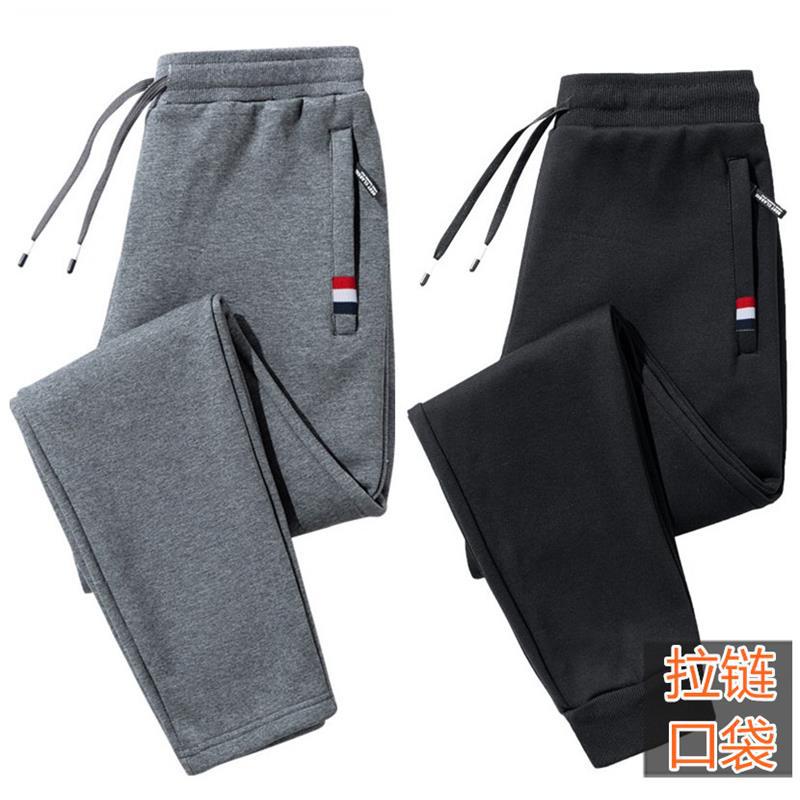 Men's Work Pants, Dirty-Resistant Workwear, Sporty Casual Loose Fit, Suitable for Spring, Autumn, and Winter, Work Safety Pants, Fleece-Lined Version