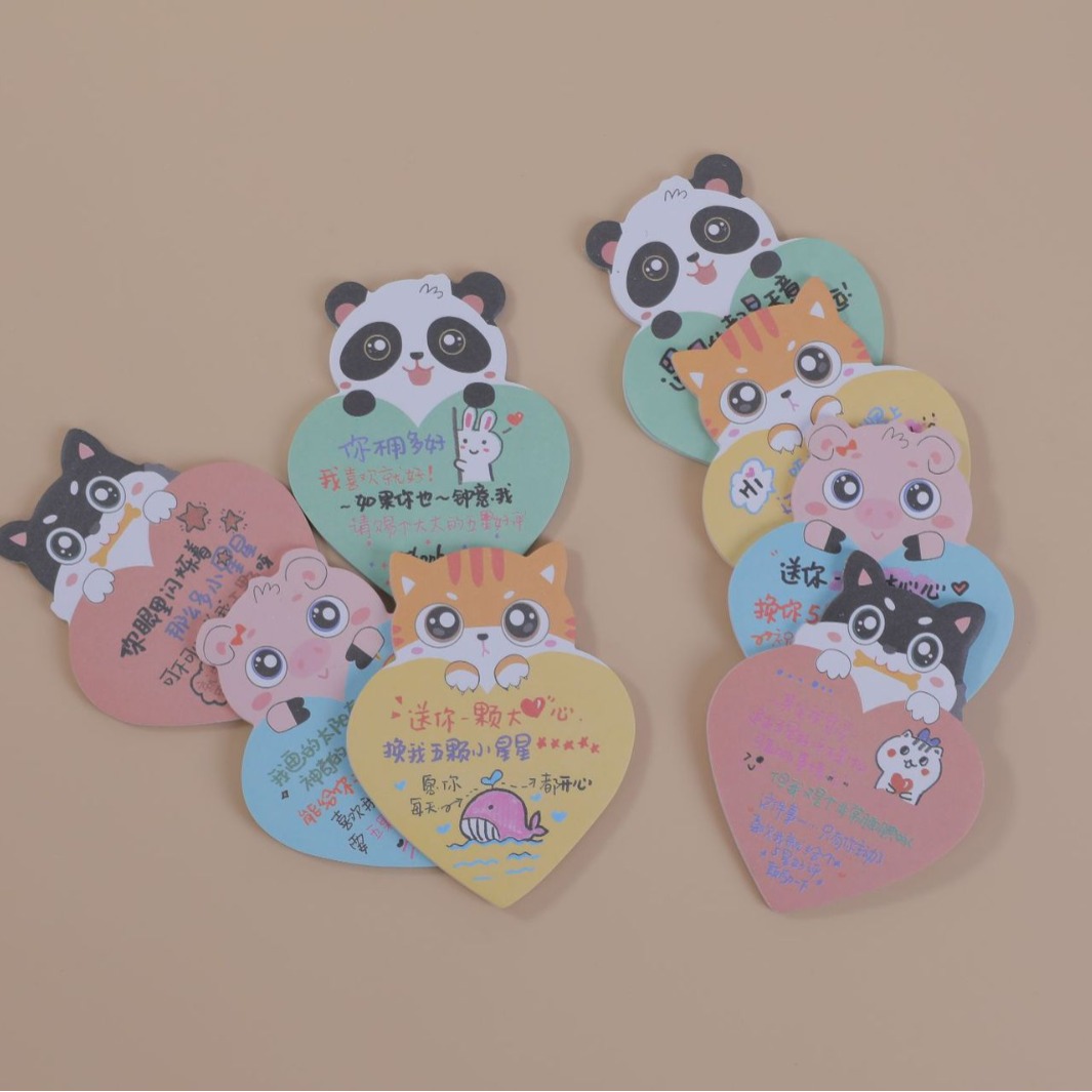 Transparent Post-it Cartoon Wholesale Cute Post-it Notes Ins Wind Post-it Notes Custom Wrong Post-it Notes Index Stickers
