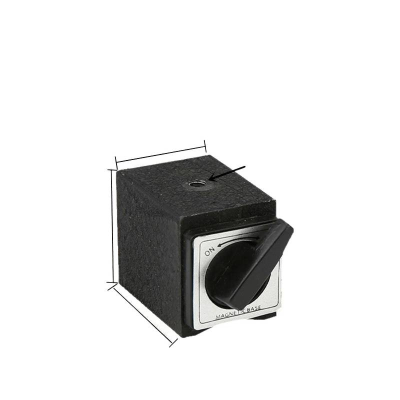 Toggle-Type Magnetic Base for Wire Cutting, Strong Magnetic Base for Dial Indicator, Base Type Stand, Triangle