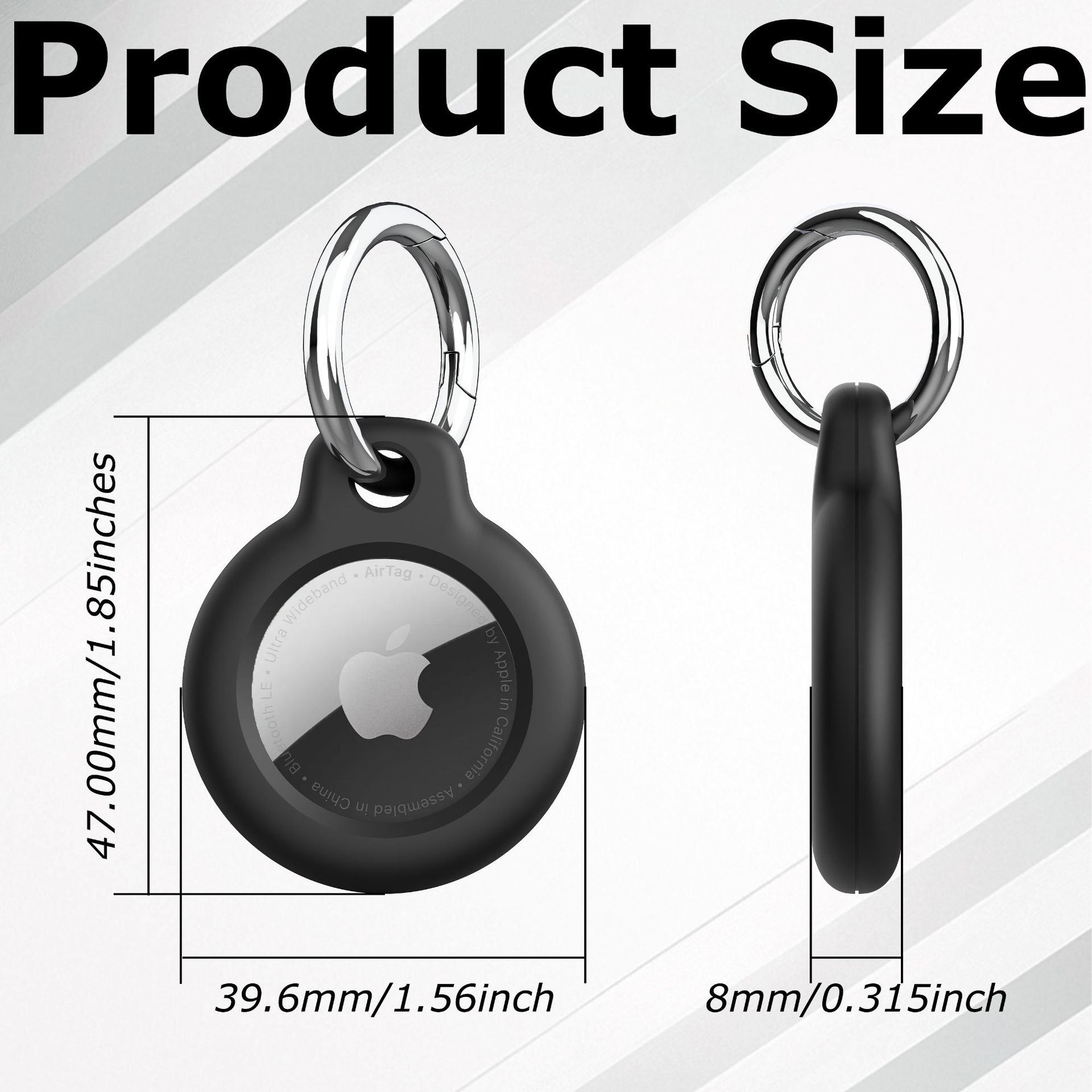 Suitable for Apple Airtag Protective Case Apple Anti-Lost Device Tracking Locator Airtag2 Keychain Protective Case