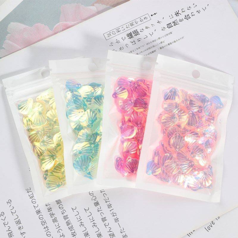 Shell Eye Makeup Sequins, Mermaid Makeup, Tear Diamond Face, Halloween Fish Scales, Ancient Style Han Dynasty Manicure Materials