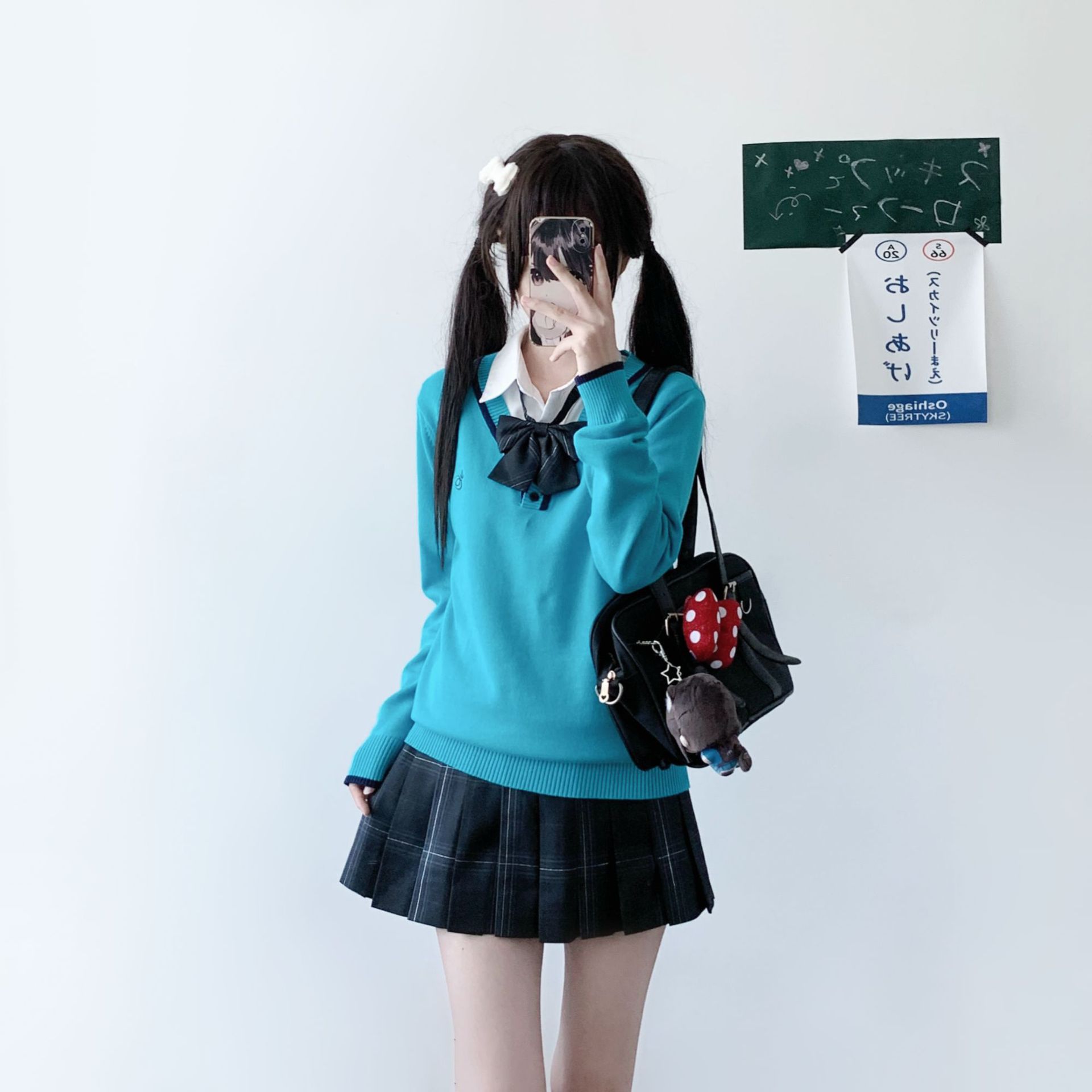 Original Jk Ye Qiuzhong Solid Color Pullover Sweater Japanese Uniform College Style Long-Sleeve Knitwear Autumn and Winter Women