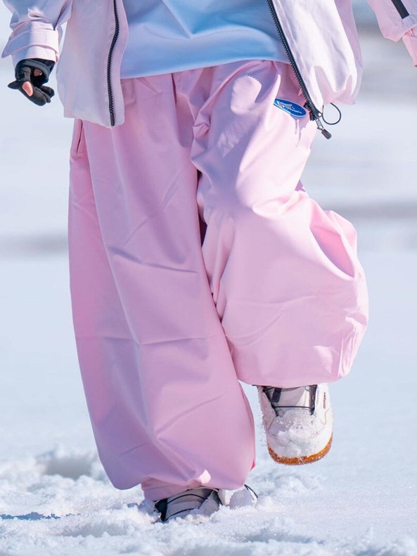 Winter Harbin New Loose Snowboard American Style Ski Pants Windproof and Waterproof Freestyle Double Ski Pants for Men and Women