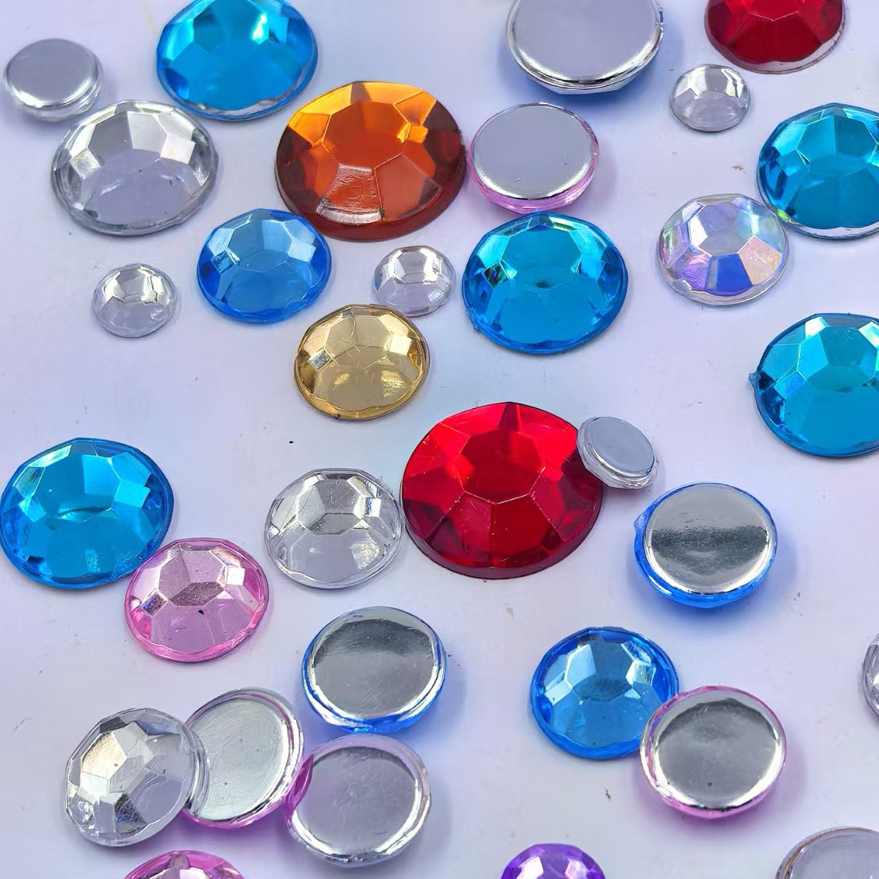 Wholesale supply of 2-20MM flat drill no hole imitation table acrylic drill nail accessories Taiwan acrylic drill sub