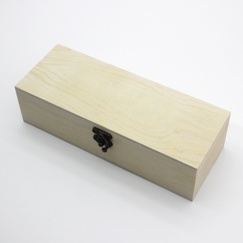 ! 4-grid multi-grid wooden box packing box tea box, storage box, gift box sundries storage box