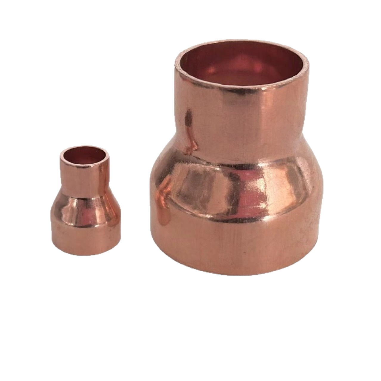 Copper Reducer Direct Fitting Variable Diameter Joint Reducer Bundle Fitting with Outer Diameter 6~76mm Copper Pipe Joint