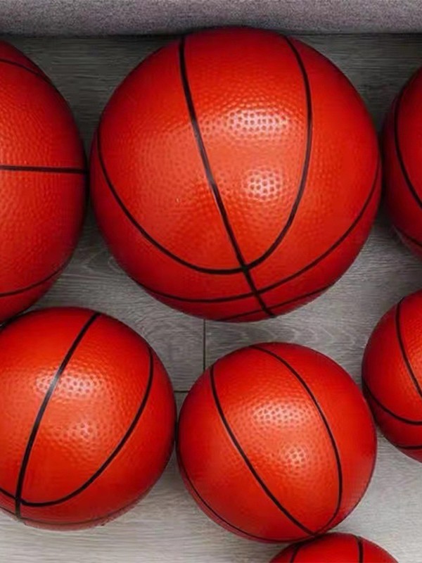 Factory Direct Supply Children's Toys Basketball Football Three-Color 8cm Slap Ball Leather Ball Kindergarten Baby Non-Toxic