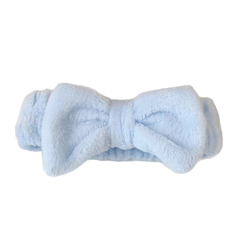 Wash Face Moisture-proof Three-piece Coral Fleece Absorbent Hair Band Wrist Band Women's Wash Skin Care Moisture-proof Tool