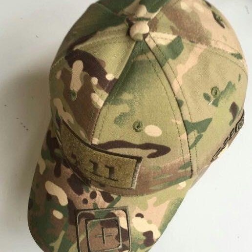 Cross-Border 5.11 Target Baseball Cap Embroidered Military Fan Outdoor Tactical Jungle Tactical Velcro Peaked Cap Cycling Cap