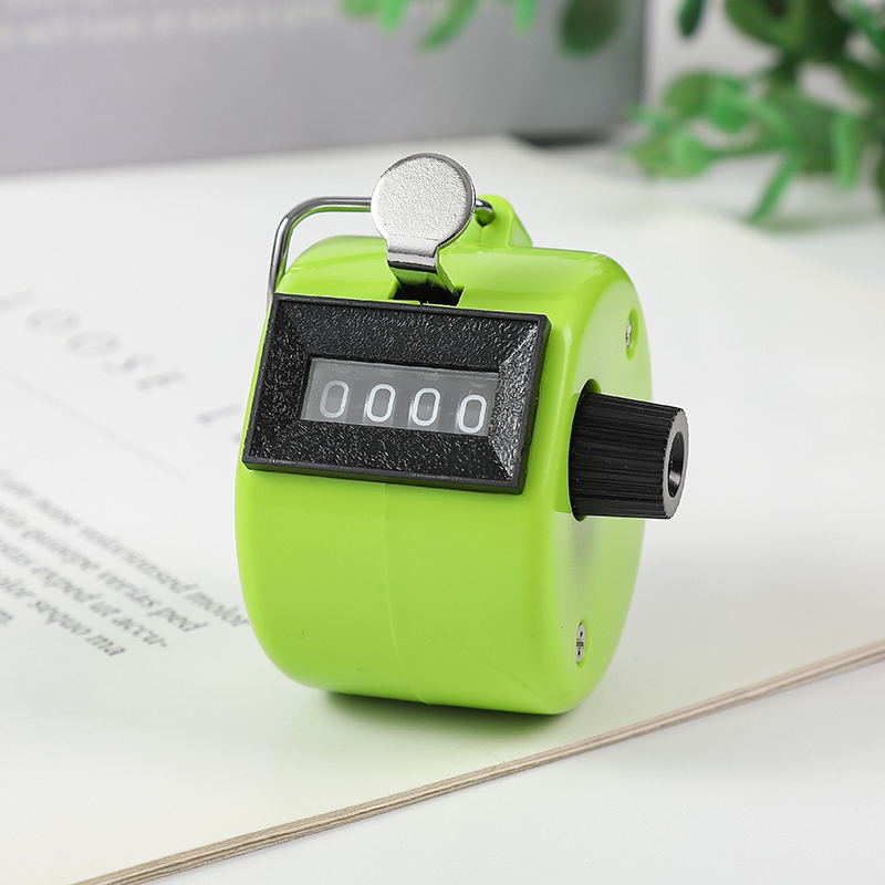 Factory Direct Sales Four-Digit Colorful Mechanical Counter Metal Mechanical Manual Counter Electronic Counter