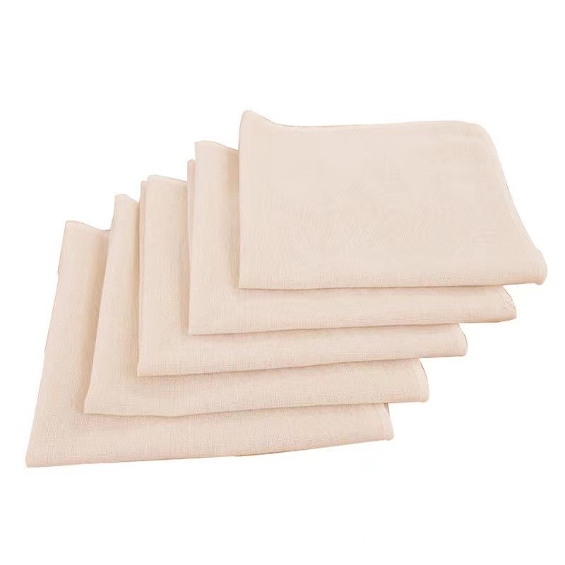 Lock edge cotton tofu cloth factory kitchen bean bag thousands of cloth steamer filter soybean milk bean dregs cloth tofu finished cloth