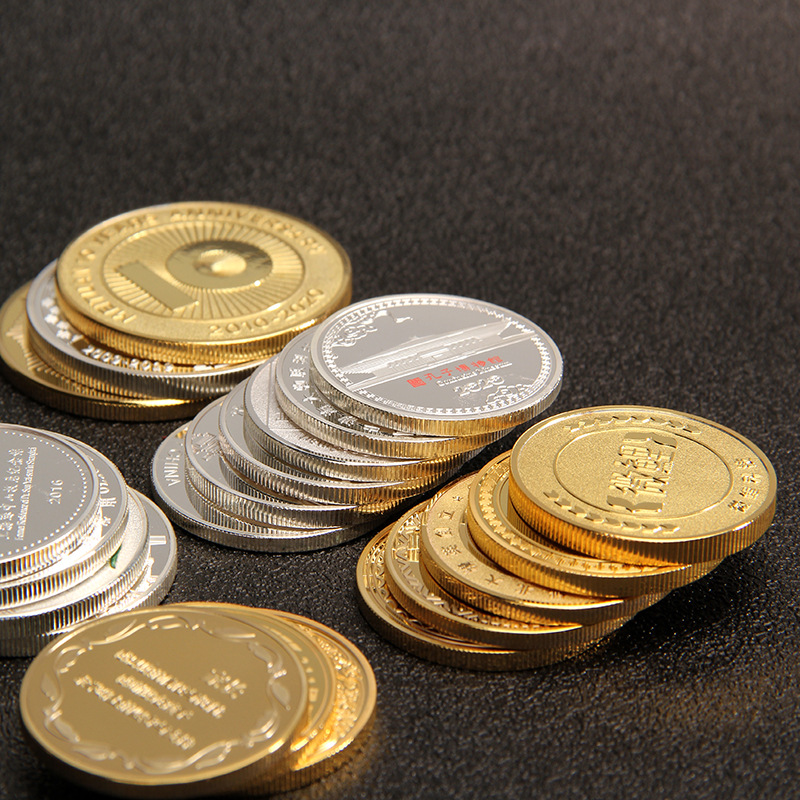 999 Manufacturer Wholesale Year of the Rabbit Auspicious Celebration Metal School Graduation Commemorative Coin Set Scenic Spot Badge