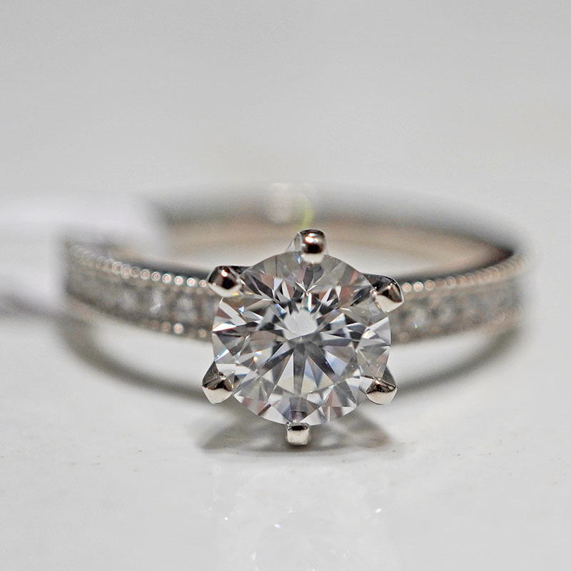 Кольцо из платины Pt950 с выращенным бриллиантом для женщин, нишевое, как звезды, для свадьбы, предложения и помолвки
