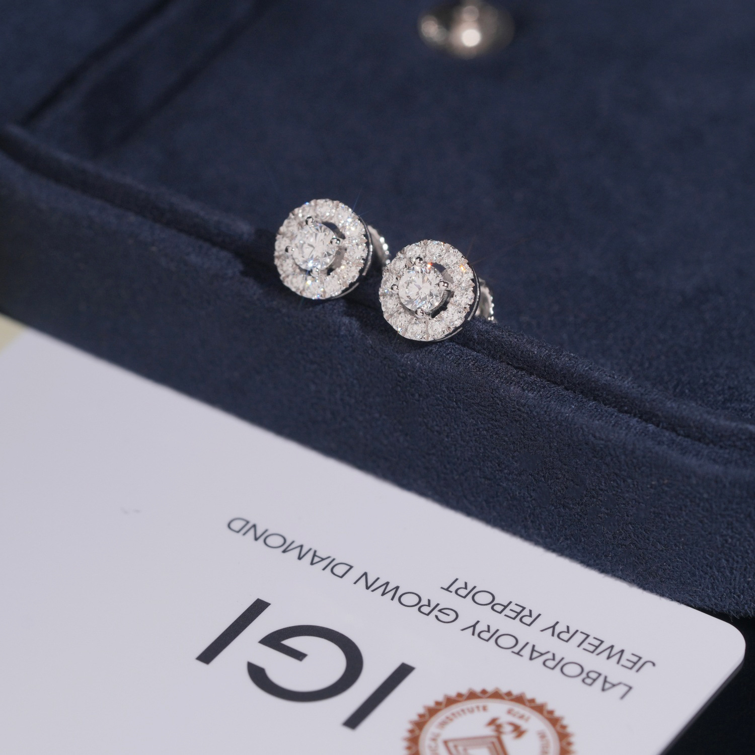 Cross-Border 8.5mm Round S925 Silver Inlaid Laboratory-Grown Diamond Hip-Hop European and American Fashion Style 1752 Design